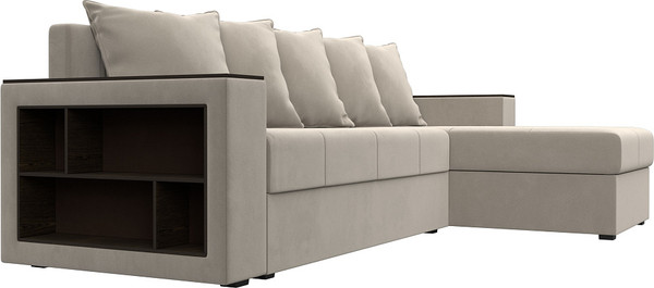 Диван угловой Лига Диванов Дубай Лайт универсальный / 114163