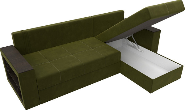 Диван угловой Лига Диванов Дубай Лайт универсальный / 114168