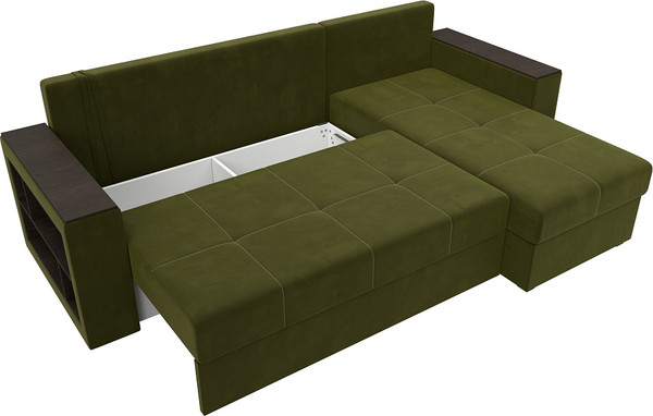 Диван угловой Лига Диванов Дубай Лайт универсальный / 114168