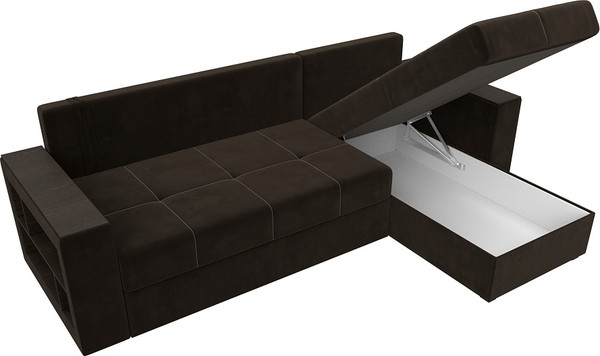 Диван угловой Лига Диванов Дубай Лайт универсальный / 114164