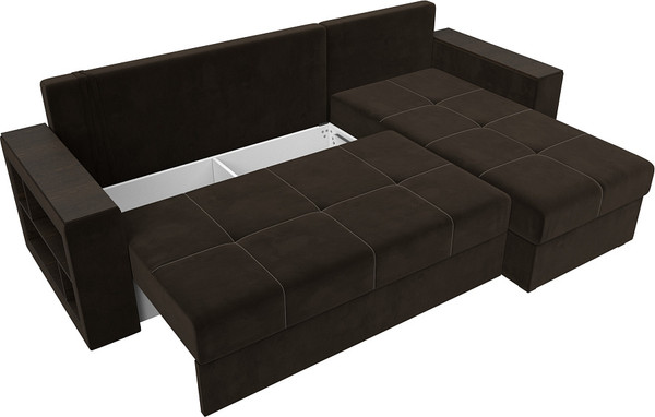 Диван угловой Лига Диванов Дубай Лайт универсальный / 114164