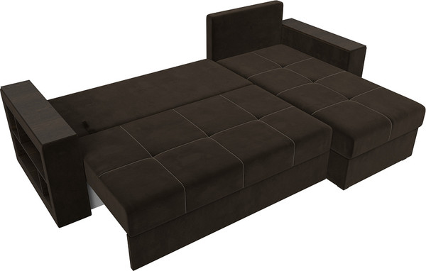 Диван угловой Лига Диванов Дубай Лайт универсальный / 114164