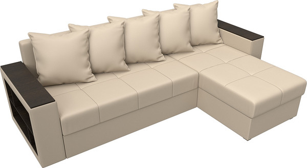 Диван угловой Лига Диванов Дубай Лайт универсальный / 114198