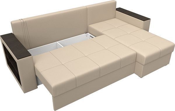 Диван угловой Лига Диванов Дубай Лайт универсальный / 114198