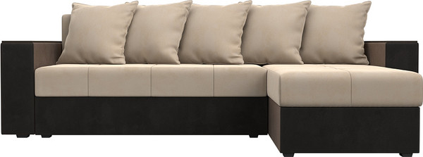 Диван угловой Лига Диванов Дубай Лайт универсальный / 114159