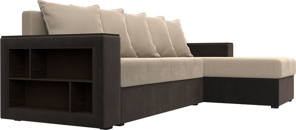 Диван угловой Лига Диванов Дубай Лайт универсальный / 114159