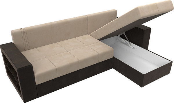 Диван угловой Лига Диванов Дубай Лайт универсальный / 114159