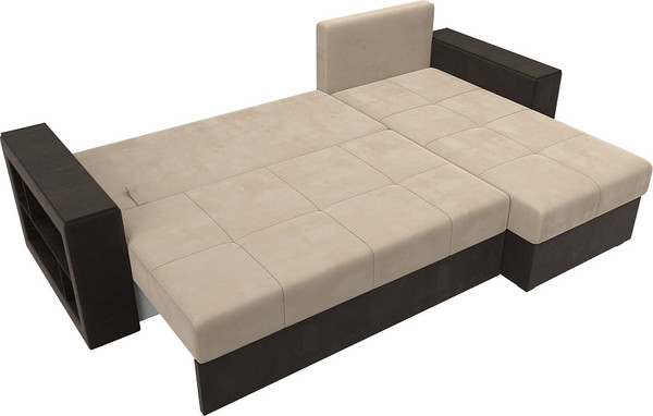 Диван угловой Лига Диванов Дубай Лайт универсальный / 114159