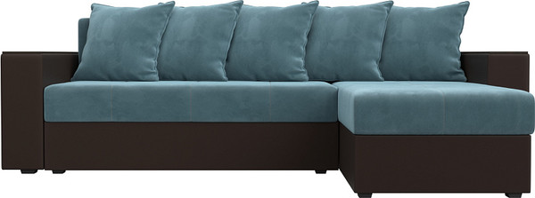 Диван угловой Лига Диванов Дубай Лайт универсальный / 114157