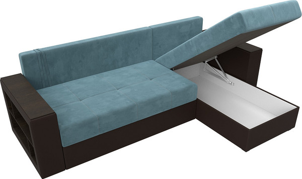 Диван угловой Лига Диванов Дубай Лайт универсальный / 114157