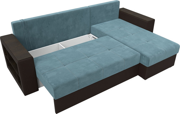 Диван угловой Лига Диванов Дубай Лайт универсальный / 114157