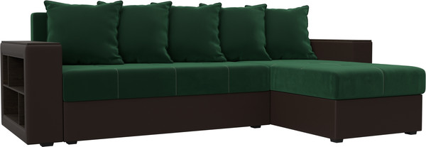 Диван угловой Лига Диванов Дубай Лайт универсальный / 114158 - фото