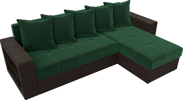 Диван угловой Лига Диванов Дубай Лайт универсальный / 114158