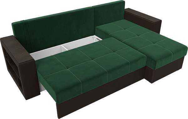 Диван угловой Лига Диванов Дубай Лайт универсальный / 114158