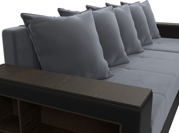 Диван угловой Лига Диванов Дубай Лайт универсальный / 114160