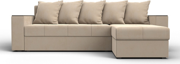 Диван угловой Лига Диванов Дубай Лайт универсальный / 114151