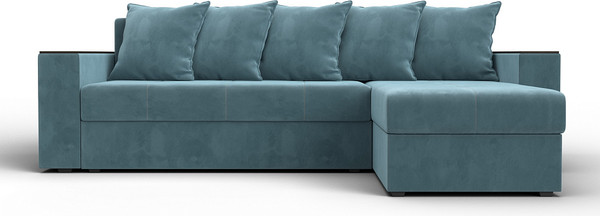 Диван угловой Лига Диванов Дубай Лайт универсальный / 114149