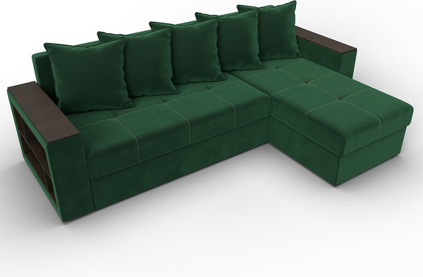 Диван угловой Лига Диванов Дубай Лайт универсальный / 114150