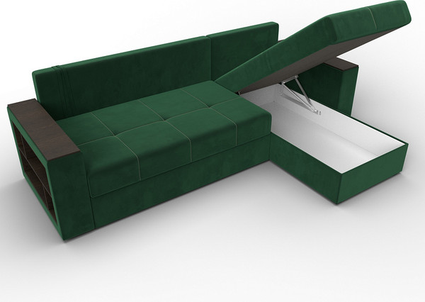 Диван угловой Лига Диванов Дубай Лайт универсальный / 114150