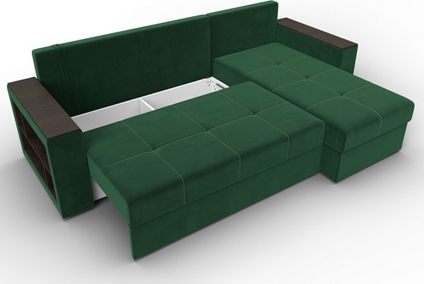 Диван угловой Лига Диванов Дубай Лайт универсальный / 114150