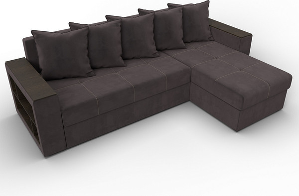 Диван угловой Лига Диванов Дубай Лайт универсальный / 114148