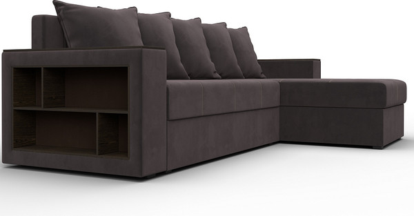 Диван угловой Лига Диванов Дубай Лайт универсальный / 114148