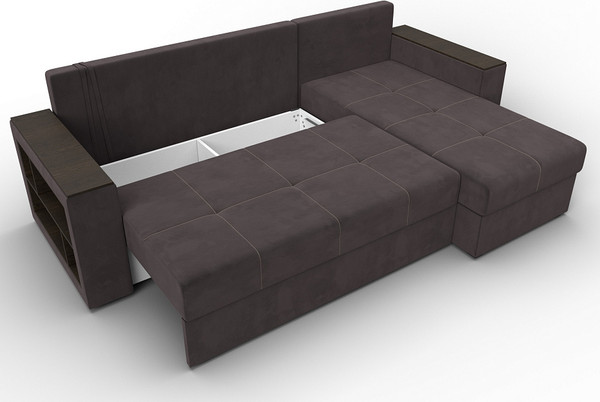 Диван угловой Лига Диванов Дубай Лайт универсальный / 114148