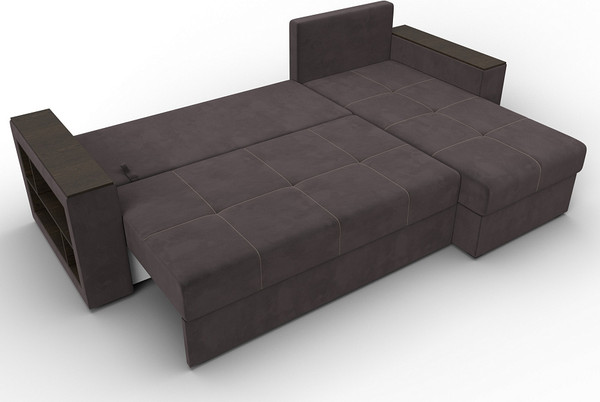 Диван угловой Лига Диванов Дубай Лайт универсальный / 114148