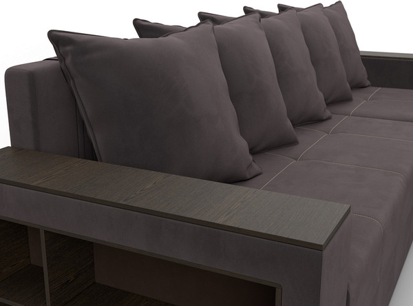 Диван угловой Лига Диванов Дубай Лайт универсальный / 114148