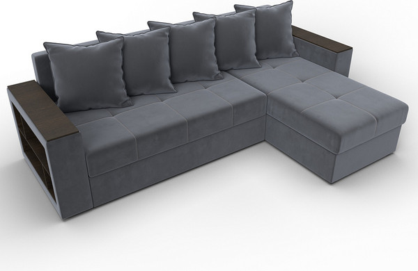 Диван угловой Лига Диванов Дубай Лайт универсальный / 114152