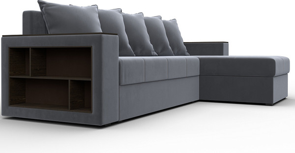 Диван угловой Лига Диванов Дубай Лайт универсальный / 114152