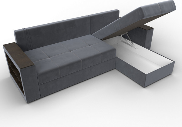 Диван угловой Лига Диванов Дубай Лайт универсальный / 114152