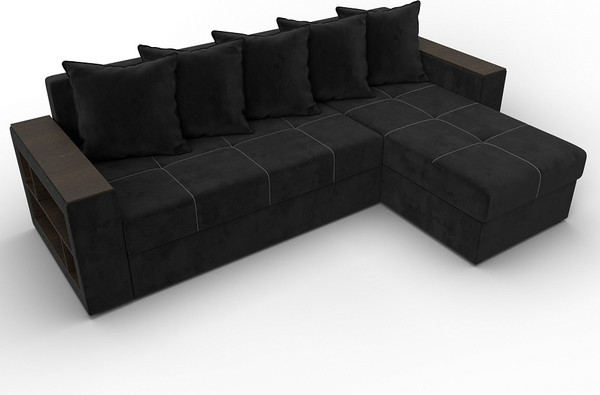 Диван угловой Лига Диванов Дубай Лайт универсальный / 114153