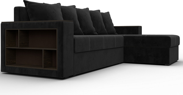 Диван угловой Лига Диванов Дубай Лайт универсальный / 114153