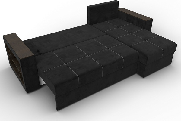 Диван угловой Лига Диванов Дубай Лайт универсальный / 114153