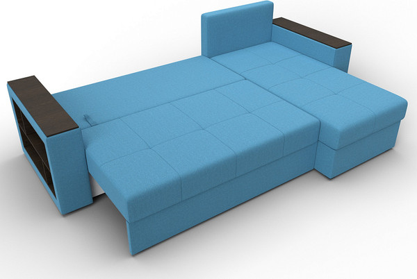 Диван угловой Лига Диванов Дубай Лайт универсальный / 121641