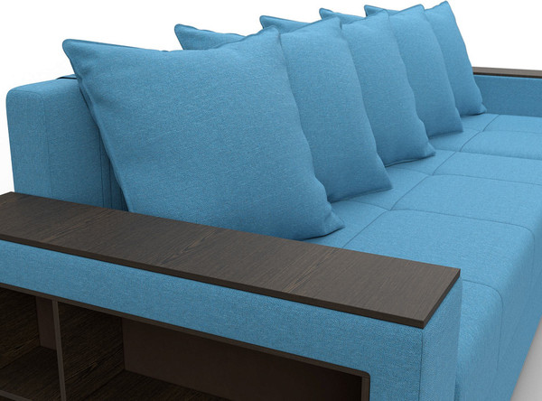 Диван угловой Лига Диванов Дубай Лайт универсальный / 121641