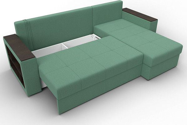 Диван угловой Лига Диванов Дубай Лайт универсальный / 121642