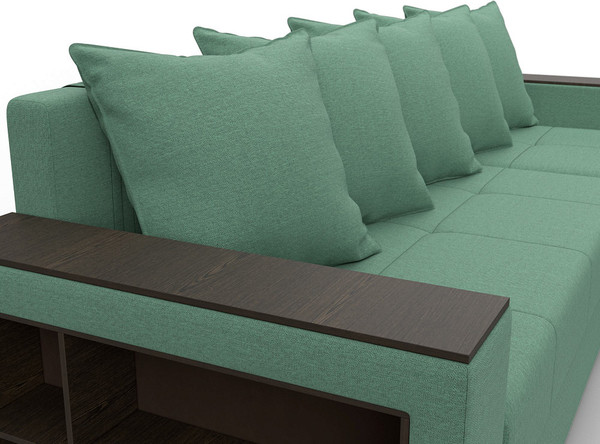 Диван угловой Лига Диванов Дубай Лайт универсальный / 121642