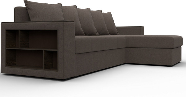 Диван угловой Лига Диванов Дубай Лайт универсальный / 121639