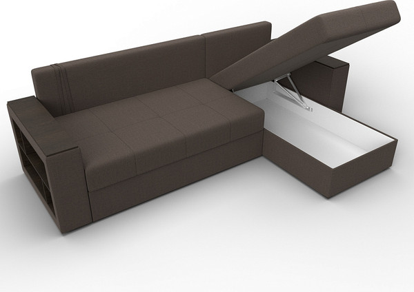 Диван угловой Лига Диванов Дубай Лайт универсальный / 121639