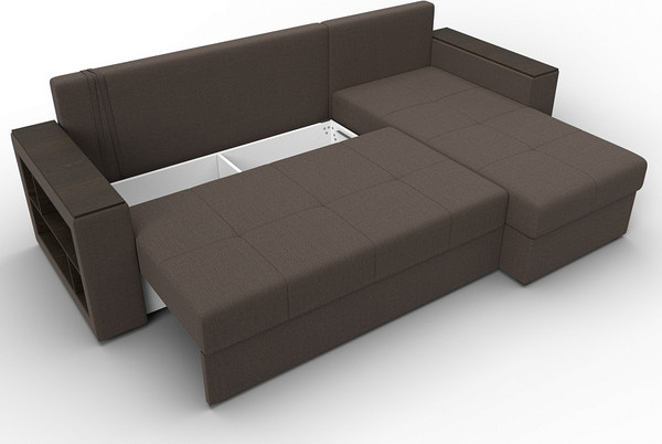 Диван угловой Лига Диванов Дубай Лайт универсальный / 121639