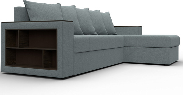 Диван угловой Лига Диванов Дубай Лайт универсальный / 121640