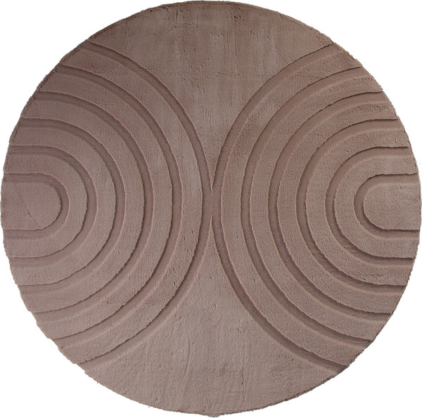 Коврик PIXEL Rabbit Carving PX4005-DAIRE-BROWN-BROWN - фото