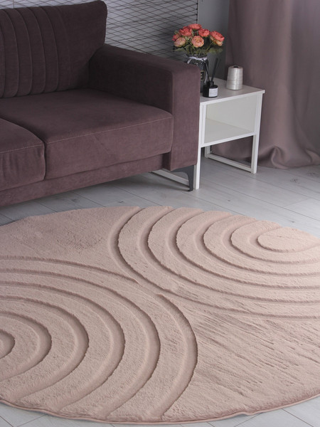 Коврик PIXEL Rabbit Carving PX4005-DAIRE-BROWN-BROWN