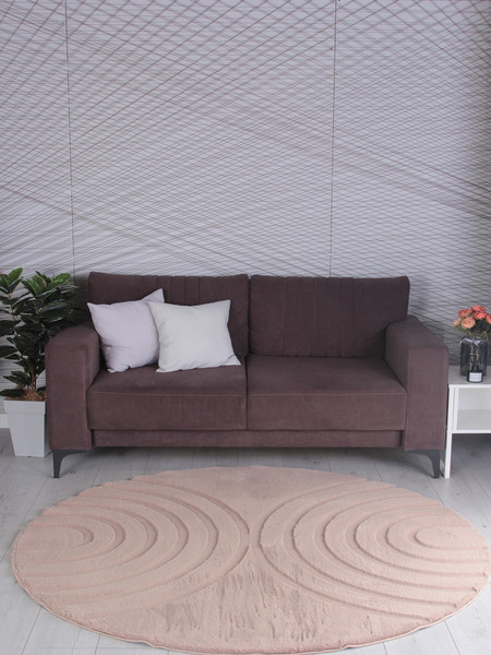 Коврик PIXEL Rabbit Carving PX4005-DAIRE-BROWN-BROWN