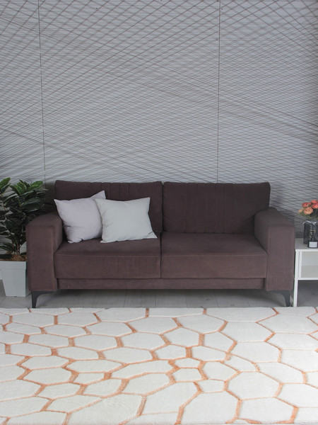 Ковер PIXEL Rabbit Carving PX4003-STAN-CREAM-TERRA (1.6x2.3)