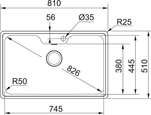 Мойка кухонная Franke BCX 610-81 TL