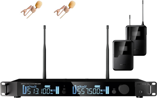 Радиосистема микрофонная Октава OWS-U2200L02В-B-PRO