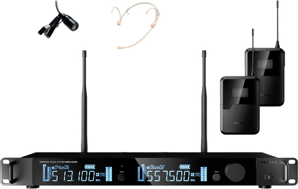 Радиосистема микрофонная Октава OWS-U2200D01L01-B-PRO